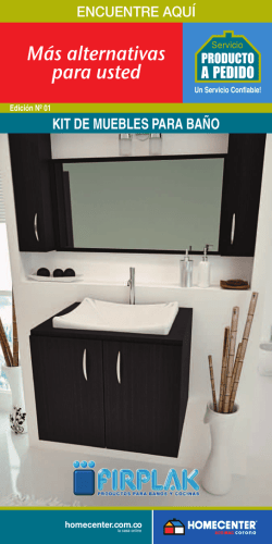 KIT DE MUEBLES PARA BAÑO