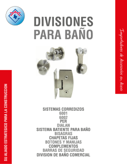 DIVISIONES PARA BAÑO