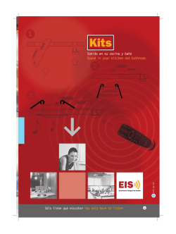 Sonido en su cocina y baño Sound in your kitchen and bathroom