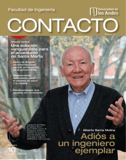 Adi&oacute;s a un ingeniero ejemplar - Revista CONTACTO
