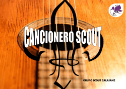 Cancionero – 2ª Edición - Grupo Scout Calasanz – MSC Albacete