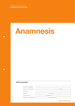 Anamnesis - logopedicum