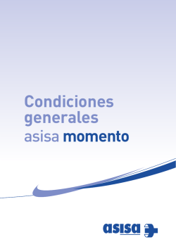 CONDICIONES GENERALES ASISA MOMENTO.