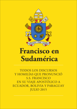 e-book "francisco en sudamérica"