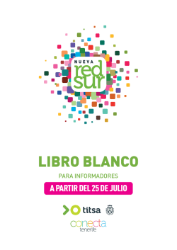 LIBRO BLANCO - Titsa red sur