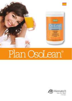 Plan OsoLean® - Mannatech Resource Library