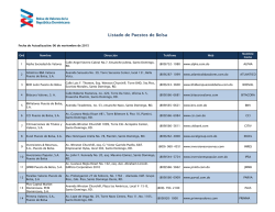 Listado de Puestos de Bolsa - Bolsa de Valores de la República