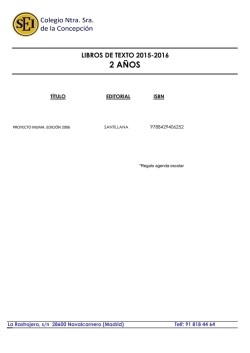 LISTADOS LIBROS 2015-2016 WEB
