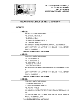 Libros 15-16 - Colegio Rafael Morales