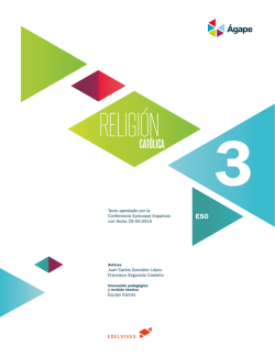 Religión - ágape - grupo edelvives