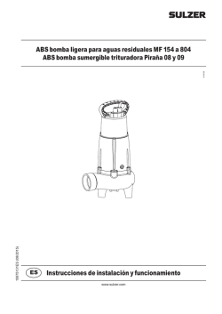 ABS bomba ligera para aguas residuales MF 154 a 804