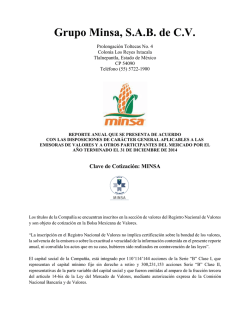 Grupo Minsa, S.A.B. de C.V.