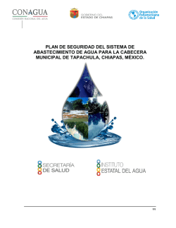 tapachula de córdova y ordóñez - Instituto Estatal del Agua