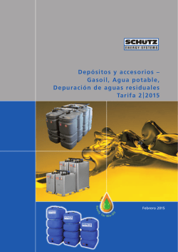 Depósitos y accesorios – Gasoil, Agua potable, Depuración de
