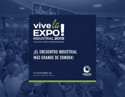 Brochure del Evento - Vive la expo industrial 2015