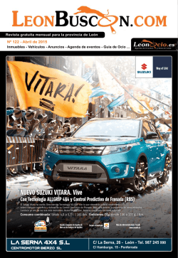 NUEVO SUZUKI VITARA. Vive