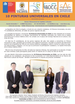 10 pinturas universales en chile - Capital Americana de la Cultura