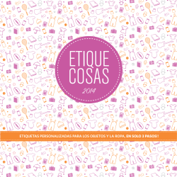 Catalogo etiquecosas 2014