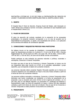 INV. No 32 de 2015 SERVICIO DE LAVANDERIA(1