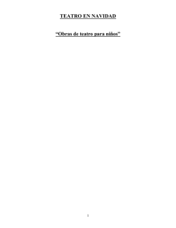 TEATRO EN NAVIDAD &ldquo;Obras de teatro para ni&ntilde;os&rdquo;