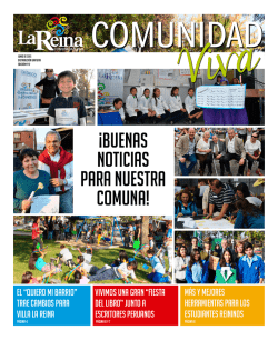 ¡buenas noticias para nuestra comuna!
