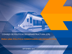 Un proyecto para Chile - Consejo Políticas Infraestructura