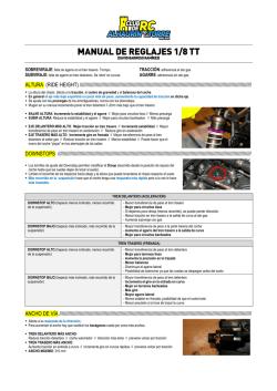 MANUAL DE REGLAJES 1/8 TT