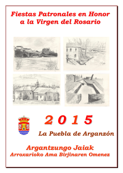 Programa de fiestas 2015