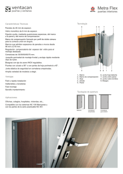 Flex - Ventacan, puertas y ventanas: aluminio