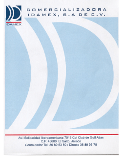 catalogo general (productos) - IDAMEX