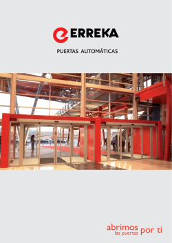 Cat&aacute;logo puertas autom&aacute;ticas Erreka