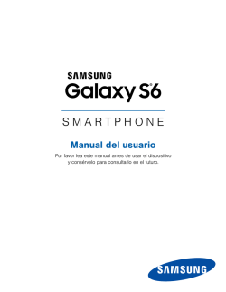 SMARTPHONE - Galaxy S6 Manual User Guide