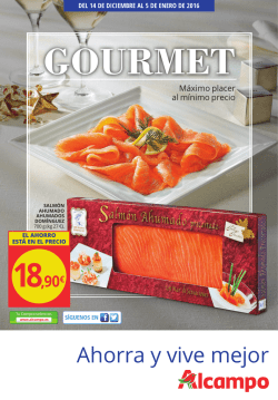 GOURMET MAXIMO PLACER AL MINIMO PRECIO