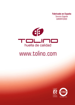 Cat&aacute;logo para servicio inmediato