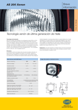 Tecnología xenón de última generación de Hella AS 200 Xenon