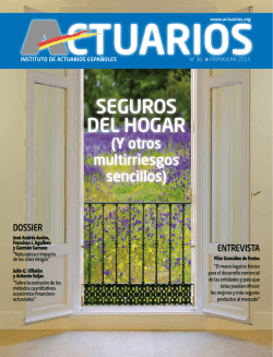 seGuros del HoGar - Instituto de Actuarios Españoles