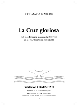 I– La cruz gloriosa - fundación GRATIS DATE