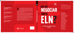 Por qué negociar con el ELN