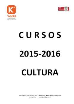 Cursos Cultura