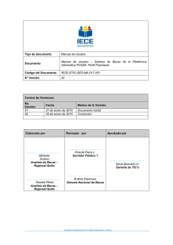 Manual de Usuario - Instituto de Fomento al Talento Humano