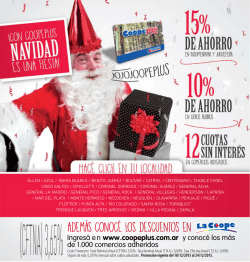 aDEMÁS CONOCÉ LOS DESCUENTOS EN