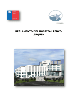Reglamento Interno - Hospital Penco Lirquén