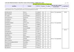 LISTADO PREINSCRITOS ESPAÑOL PARA