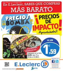 En E.Leclerc, SABES QUE COMPRAS