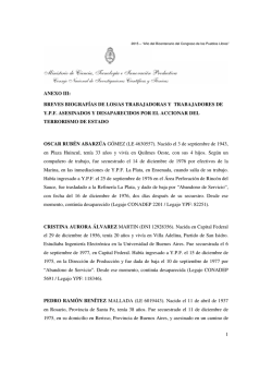 Descargar Breve biografía de los compañeros trabajadores de YPF