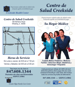 Centro de Salud Creekside - Greater Elgin Family Care Center