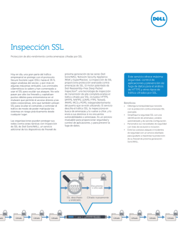 Inspección SSL - Dell Software