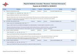 Reporte del 01/09/2015 al 30/09/2015