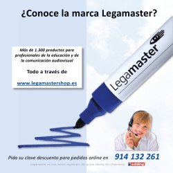 ¿Conoce la marca Legamaster?