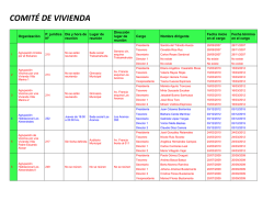 COMIT&Eacute; DE VIVIENDA - I. Municipalidad de El Quisco